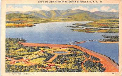 Ashokan Reservoir Catskill Mountains, New York Postcard