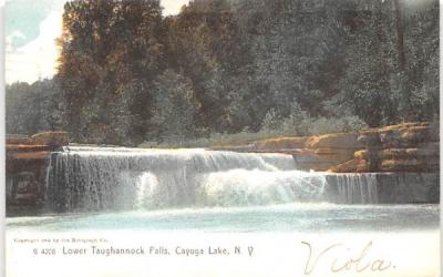 Lower Taughannock Falls Cayuga Lake, New York Postcard