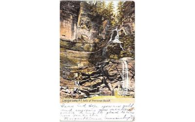 Falls of Frontenac Beach Cayuga Lake, New York Postcard