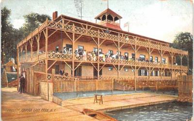 Pavilion Cayuga Lake, New York Postcard