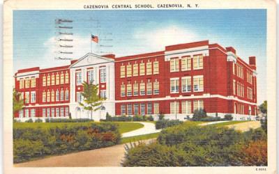 Cazenovia Central School New York Postcard