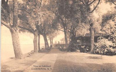View at Lakeland Cazenovia, New York Postcard