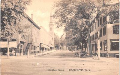 Lincklaen Street Cazenovia, New York Postcard