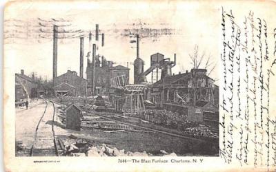 The Blast Furnace Charlotte, New York Postcard