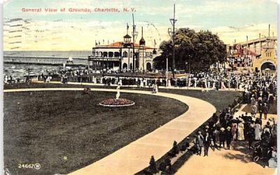 General View of Grounds Charlotte, New York Postcard