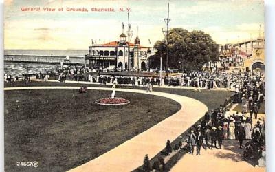 General View of Grounds Charlotte, New York Postcard