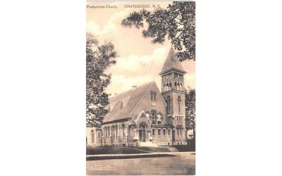 Presbyterian Church Chateaugay, New York Postcard