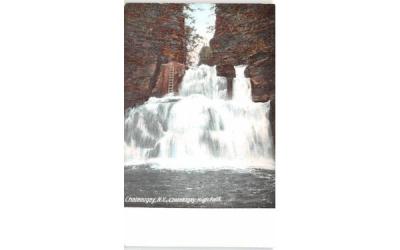 Chateaugay High Falls New York Postcard