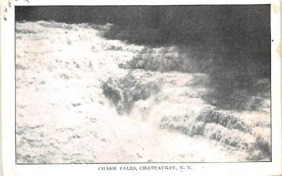 Chasm Falls Chateaugay, New York Postcard