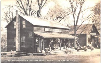 Red Wagon Country Store Chatham, New York Postcard