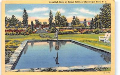 Estate at Bemus Point Chautauqua, New York Postcard