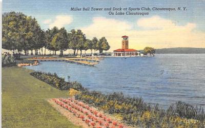 Miller Bell Tower Chautauqua, New York Postcard