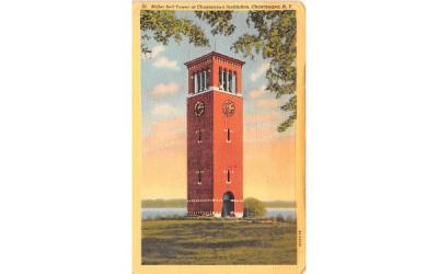 Miller Bell Tower Chautauqua, New York Postcard