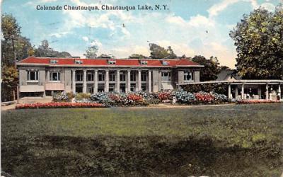 Colonnade Chautauqua New York Postcard