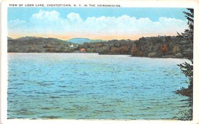 Loon Lake Chestertown, New York Postcard