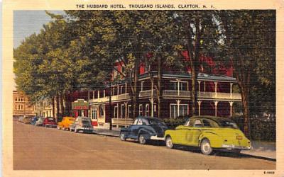 Hubbard Hotel Clayton, New York Postcard