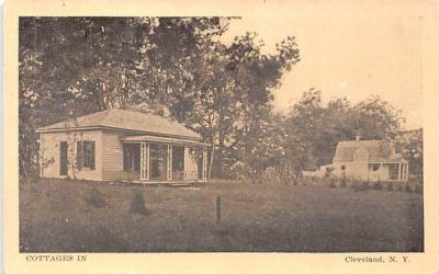 Cottages In Cleveland, New York Postcard