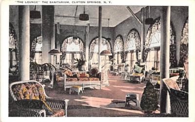 The Lounge Clifton Springs, New York Postcard