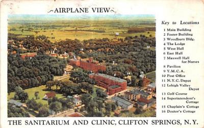 The Sanitarium Clifton Springs, New York Postcard