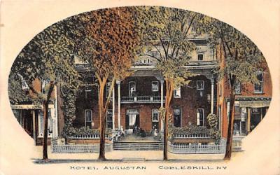Hotel Augustan Cobleskill, New York Postcard