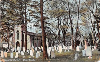 Christ Church Cooperstown, New York Postcard