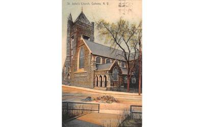 St John's Church Cohoes, New York Postcard