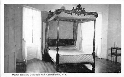 Master Bedroom Constableville, New York Postcard