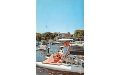 Lakefront Motel Cooperstown, New York Postcard