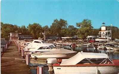 Lake Front Motel Cooperstown, New York Postcard