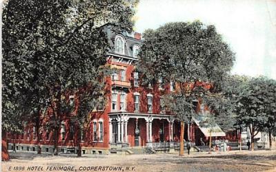 E 1898 Hotel Fenimore Cooperstown, New York Postcard