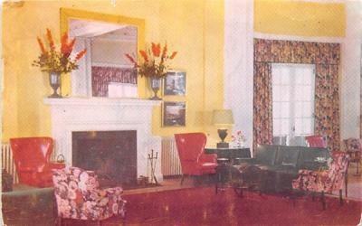 Spacious Lounge of the Otesage Cooperstown, New York Postcard