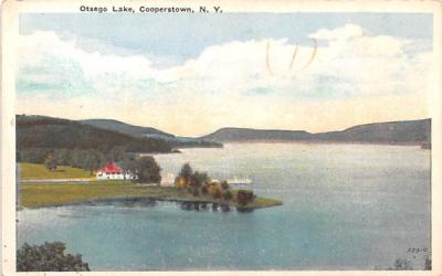 Otsego Lake Cooperstown, New York Postcard