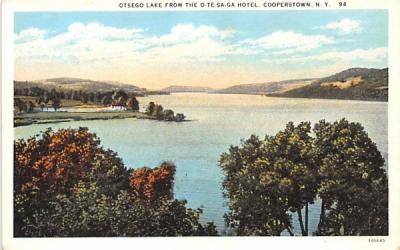 Otsego Lake Cooperstown, New York Postcard