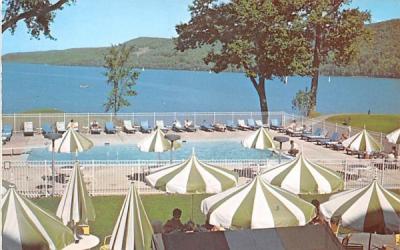 Heated Pool Cooperstown, New York Postcard