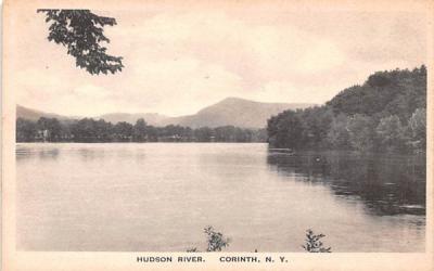 Hudson River Corinth, New York Postcard