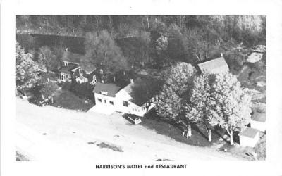 Harrison's Motel & Restaurant Corning, New York Postcard