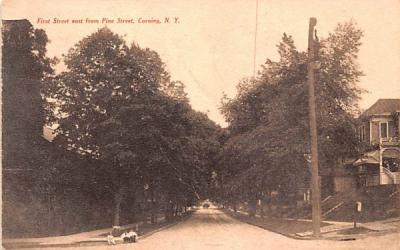 First Street Corning, New York Postcard