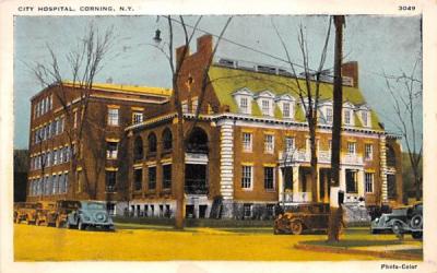 City Hospital Corning, New York Postcard
