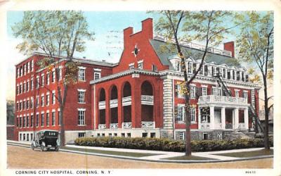 Corning City Hospital New York Postcard