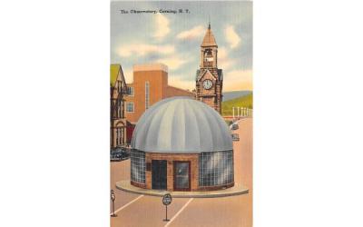 The Observatory Corning, New York Postcard