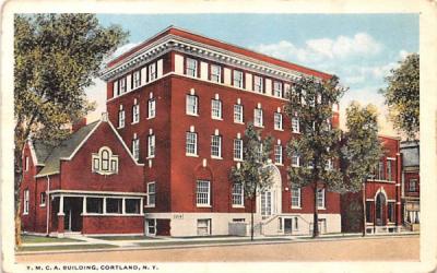 YMCA Building Cortland, New York Postcard