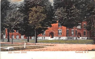 State Normal School Cortland, New York Postcard
