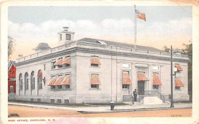 Post Office Cortland, New York Postcard