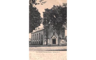 First Methodist Episcopal Church Cortland, New York Postcard