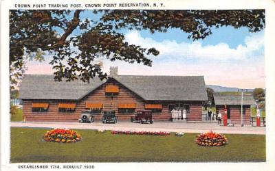 Crown Point Trading Post New York Postcard