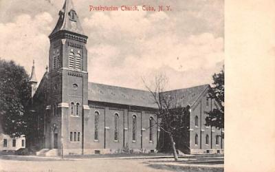 Presbyterian Church Cuba, New York Postcard