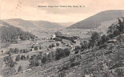Delaware Valley Delhi, New York Postcard
