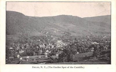 Garden Spot of the Catskills Delhi, New York Postcard