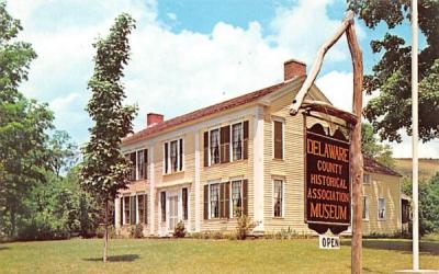 Delaware County Historical Association Museum Delhi, New York Postcard