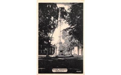 Soldiers Monument Delhi, New York Postcard